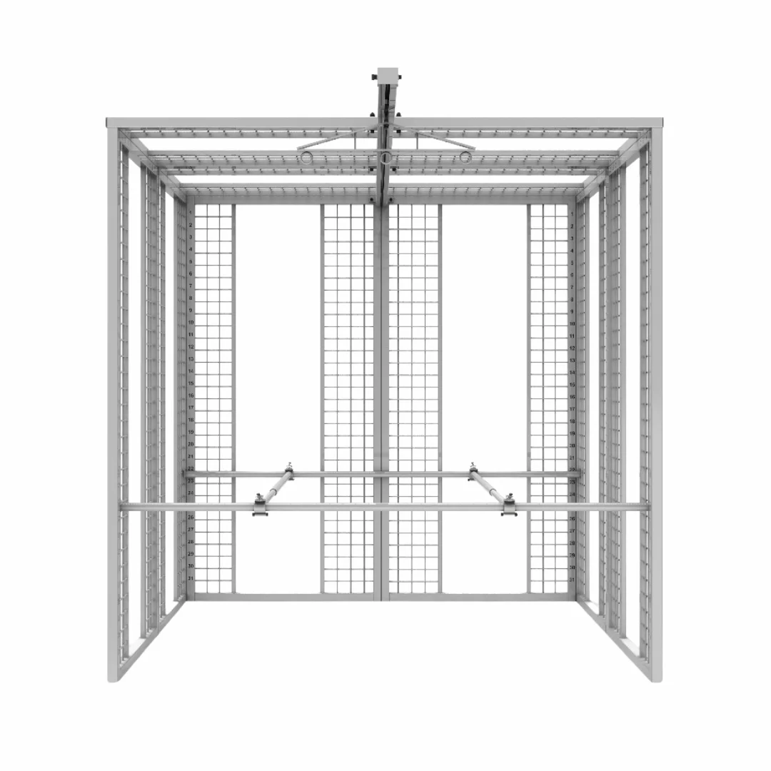 Foto da gaiola de habilidades new cycle de frente