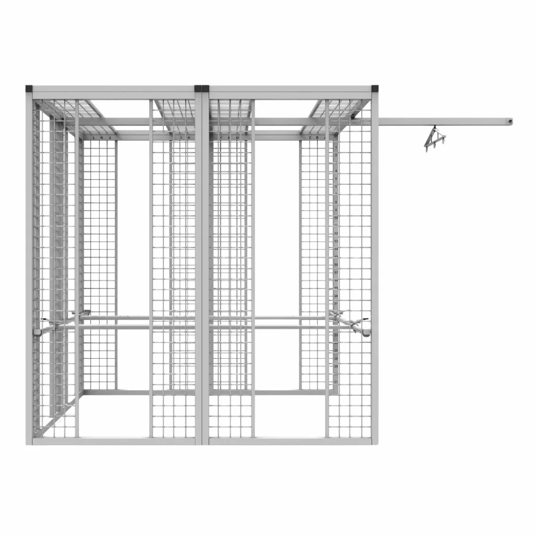Foto da gaiola de habilidades new cycle na lateral