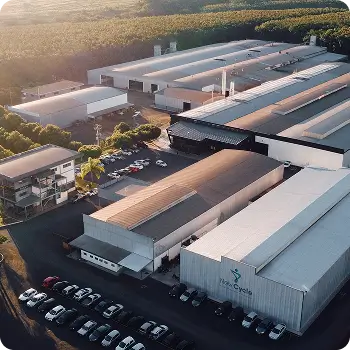 Galpões do grupo lion e new cycle em funcionamento